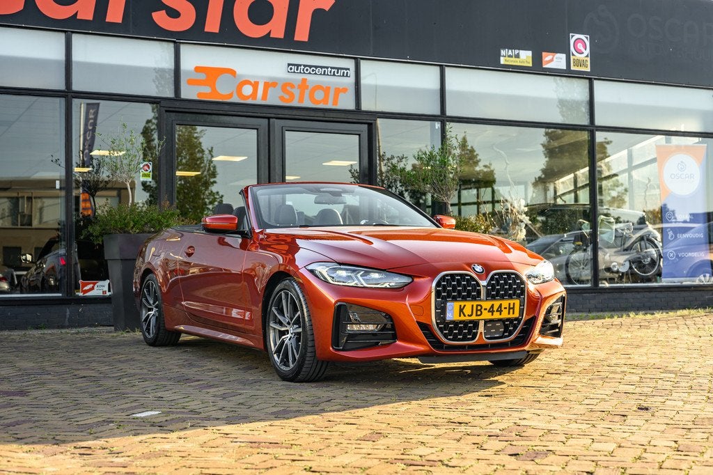 BMW 4-serie Cabrio 420i High Executive|M-Sport|Camera|Head-U, Auto's, Automaat, 1998 cc, Gebruikt, Cabriolet