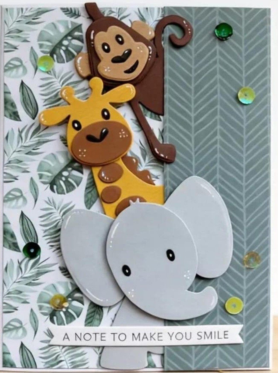 Nieuw  Snijmal  olifantje/ aapje/ Giraffe, Ophalen of Verzenden, Nieuw, Overige thema's, Pons of Mal