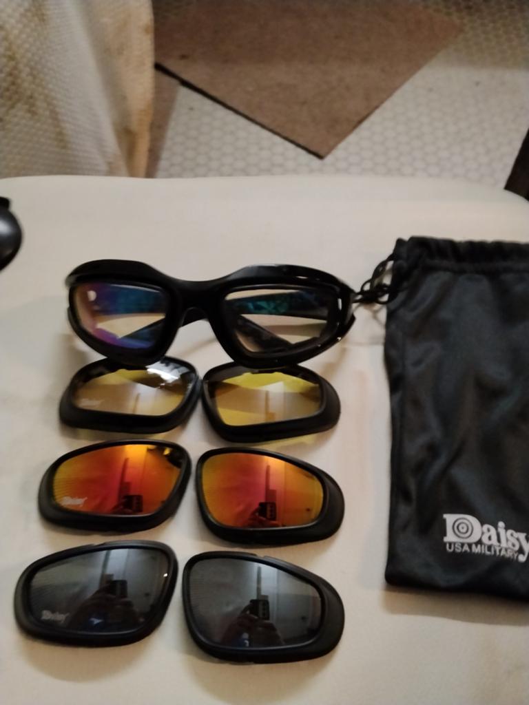 Daisy USA Military Bril met verwisselbare lenzen, Ophalen of Verzenden, Overige merken
