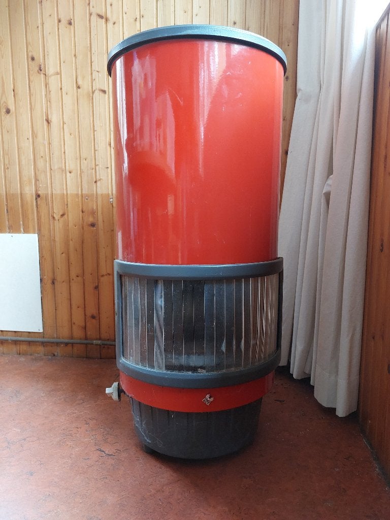 Etna ronde gaskachel rood, Ophalen, Gebruikt, Gas, Vrijstaand