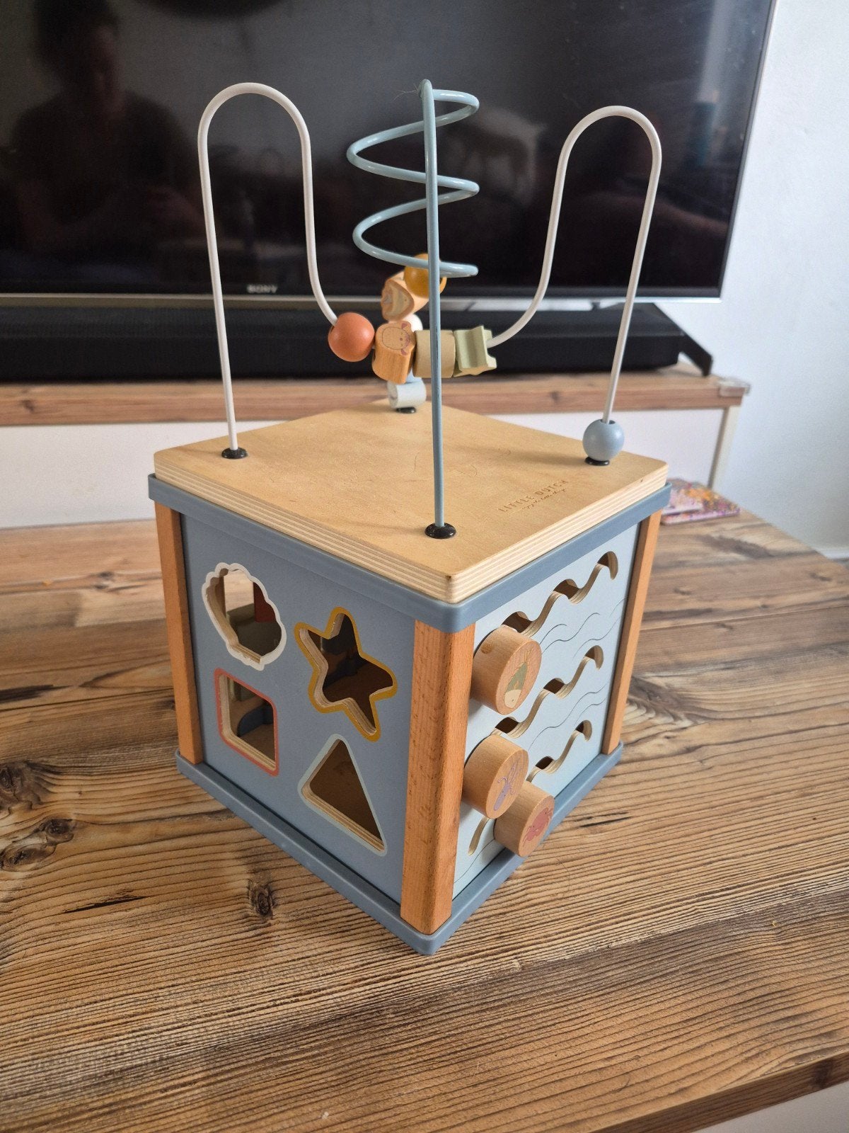 Little Dutch Houten Activiteitenkubus, Ophalen, Zo goed als nieuw, Overige typen