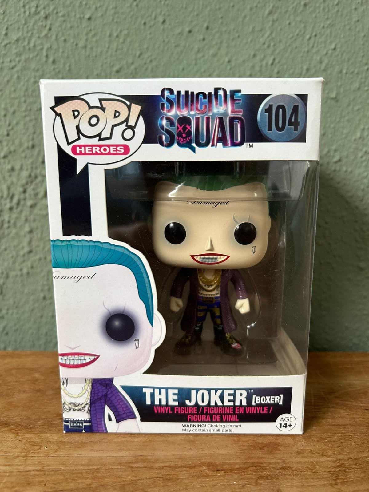 Funko Pop Suicide Squad The Joker Boxer #104, Ophalen of Verzenden, Zo goed als nieuw