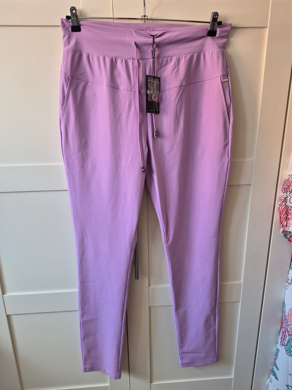 Lila Mi Piace Travelstof Skinny Broek XXL, Mi Piace, Paars, Maat 46/48 (XL) of groter, Nieuw