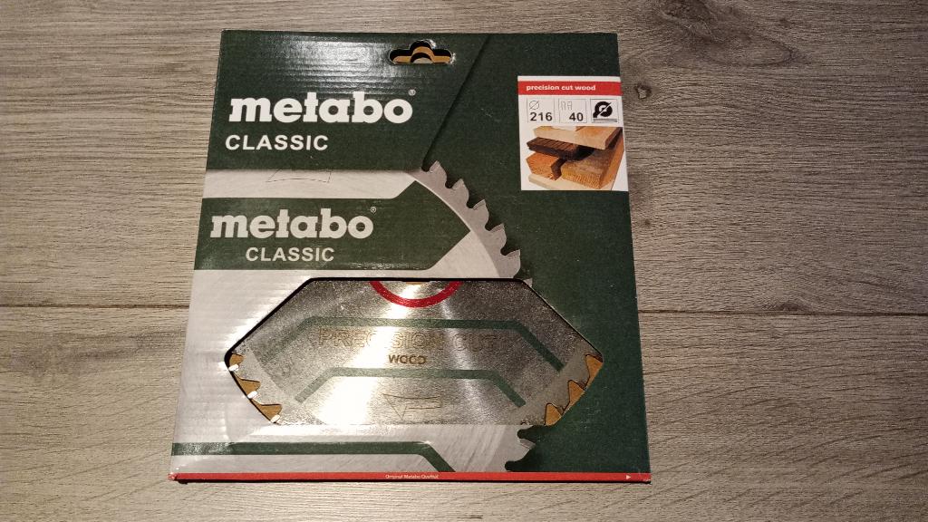 Metabo zaagblad 216 mm afkortzaag -NIEUW-, Doe-het-zelf en Verbouw, Gereedschap | Zaagmachines, Nieuw, Ophalen of Verzenden, Afkortzaag