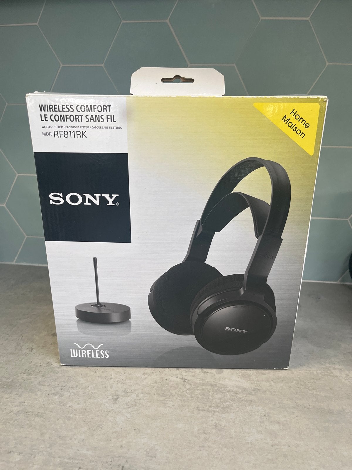 Sony MDR-RF811RK Draadloze Hoofdtelefoon - Nieuw in doos, Nieuw, Ophalen of Verzenden, Zwart, Draadloos