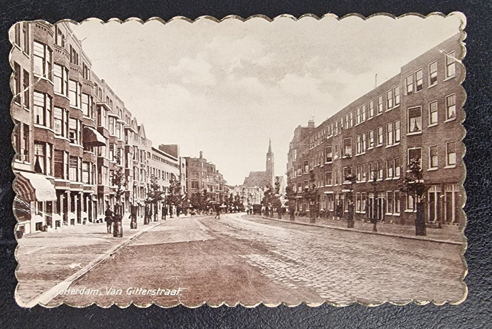 Oude Ansichtkaart Rotterdam Van Gitterstraat, Verzamelen, Ophalen of Verzenden, Voor 1920, Ongelopen, Zuid-Holland