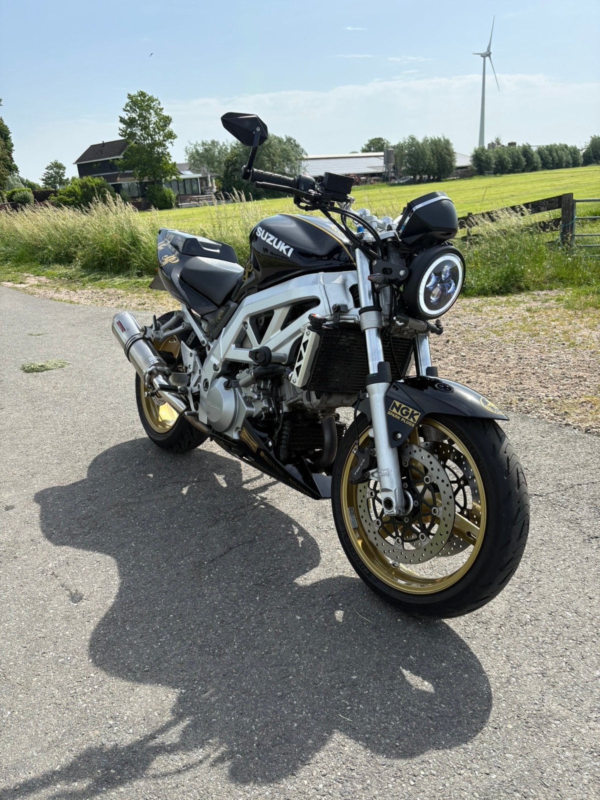 Mooie goed onderhoude suzuki sv1000 unieke jps uitvoering, 2 cilinders, Motorrijbewijs A, Particulier, Handgeschakeld