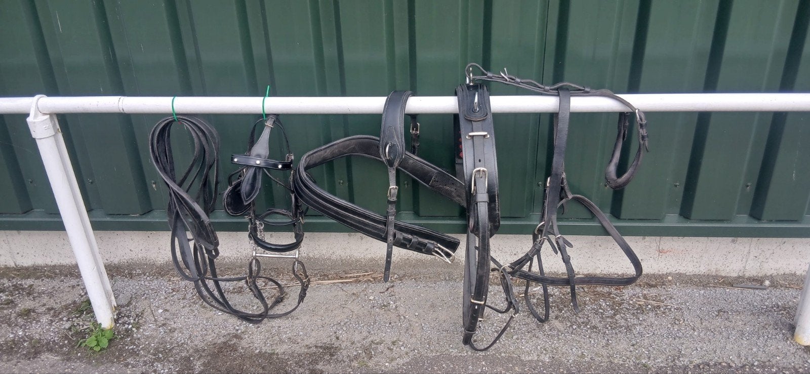 Zwart compleet Pony mentuig, in een goede staat, Ophalen, Gebruikt, Recreatie, Mentuig