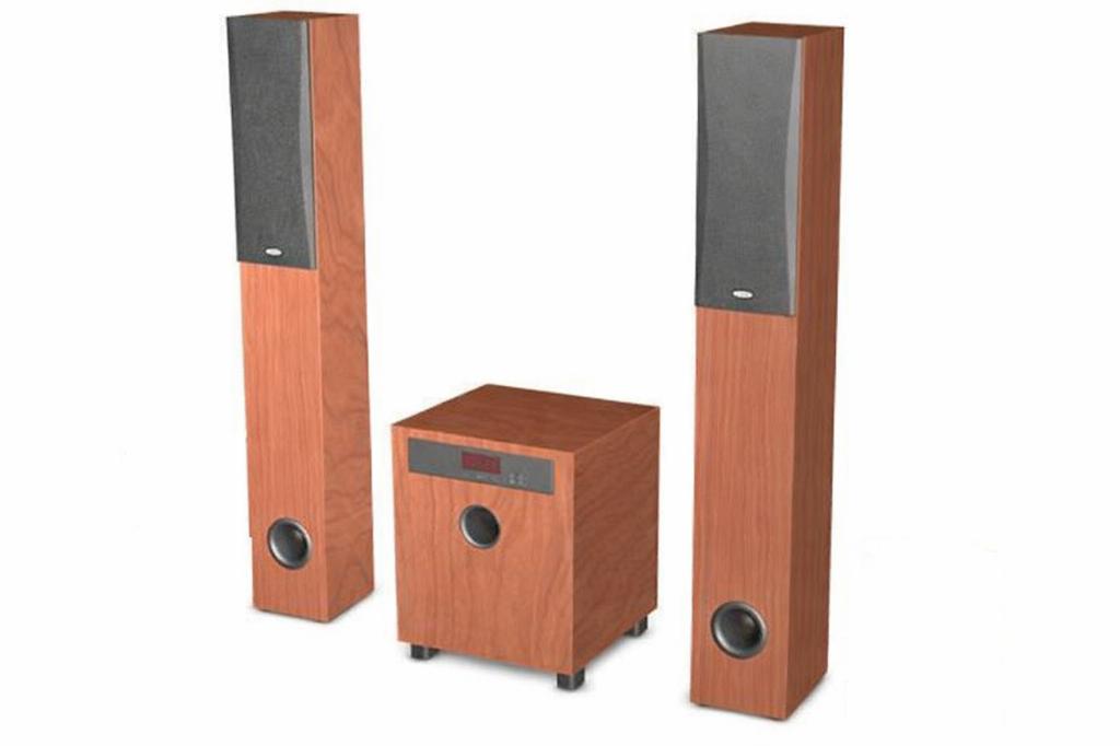 Luidspreker systeem met woofer box, Audio, Tv en Foto, Luidsprekers, Gebruikt, Complete surroundset, 120 watt of meer, Ophalen
