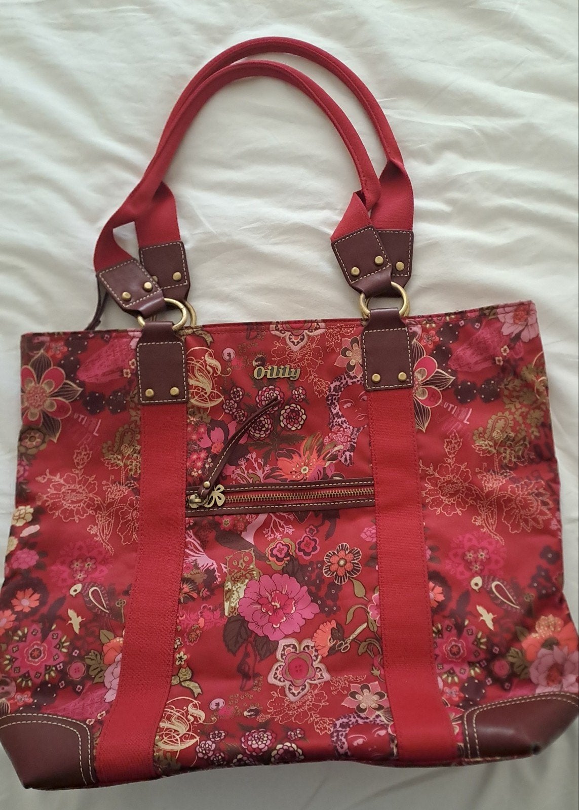 OILILY TAS/SHOPPER in nieuwstaat, Sieraden, Tassen en Uiterlijk, Tassen | Damestassen, Ophalen of Verzenden, Zo goed als nieuw