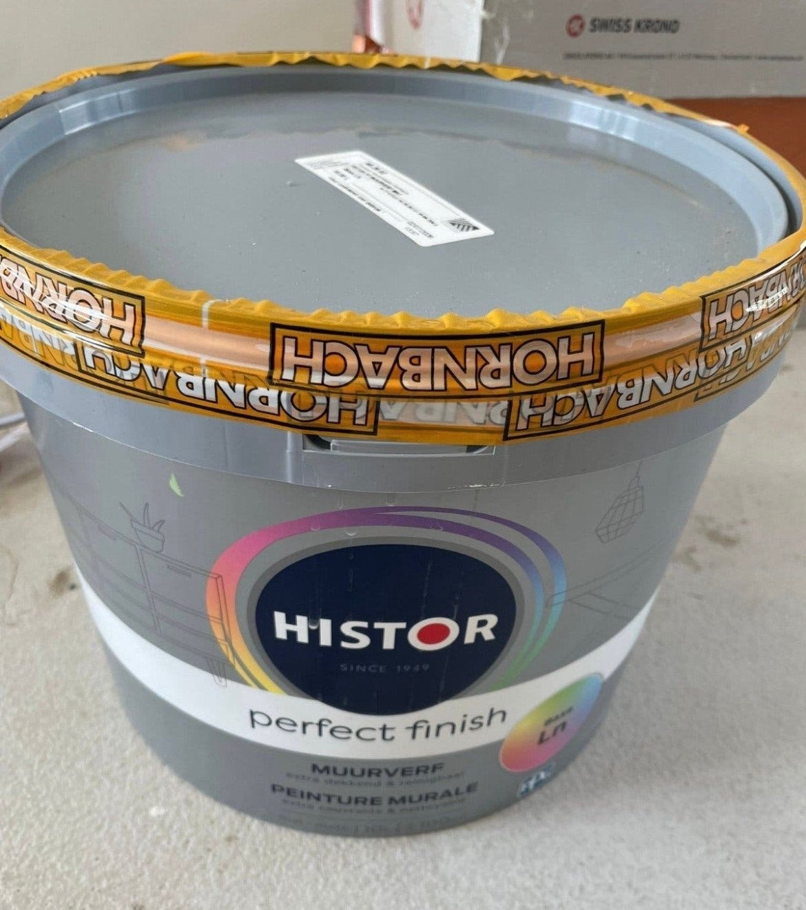 Histor Perfect Finish Muurverf Lichtgroen 10L (Ongeopend), Nieuw, Ophalen of Verzenden, Verf, 10 tot 15 liter