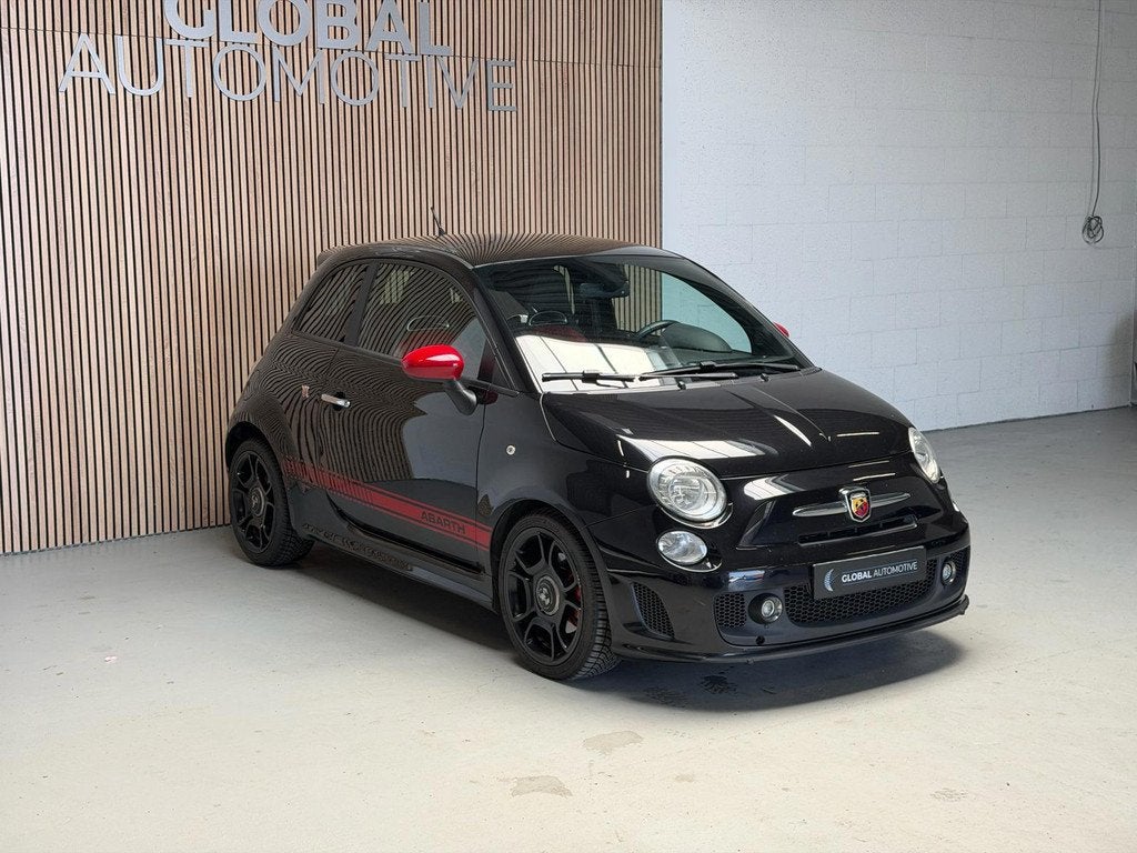 Fiat 500 1.4-16V Abarth - ESSEESSE - MONZA - LEDER - NW DIST, Voorwielaandrijving, Euro 5, 4 cilinders, Zwart