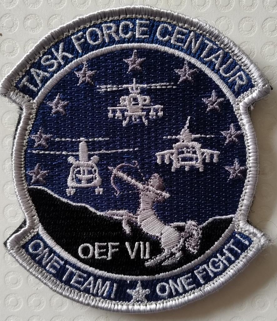 US Army embleem TF Centaur Chinook, Apache, Blackhawk, Ophalen of Verzenden, Landmacht, Amerika, Embleem of Badge