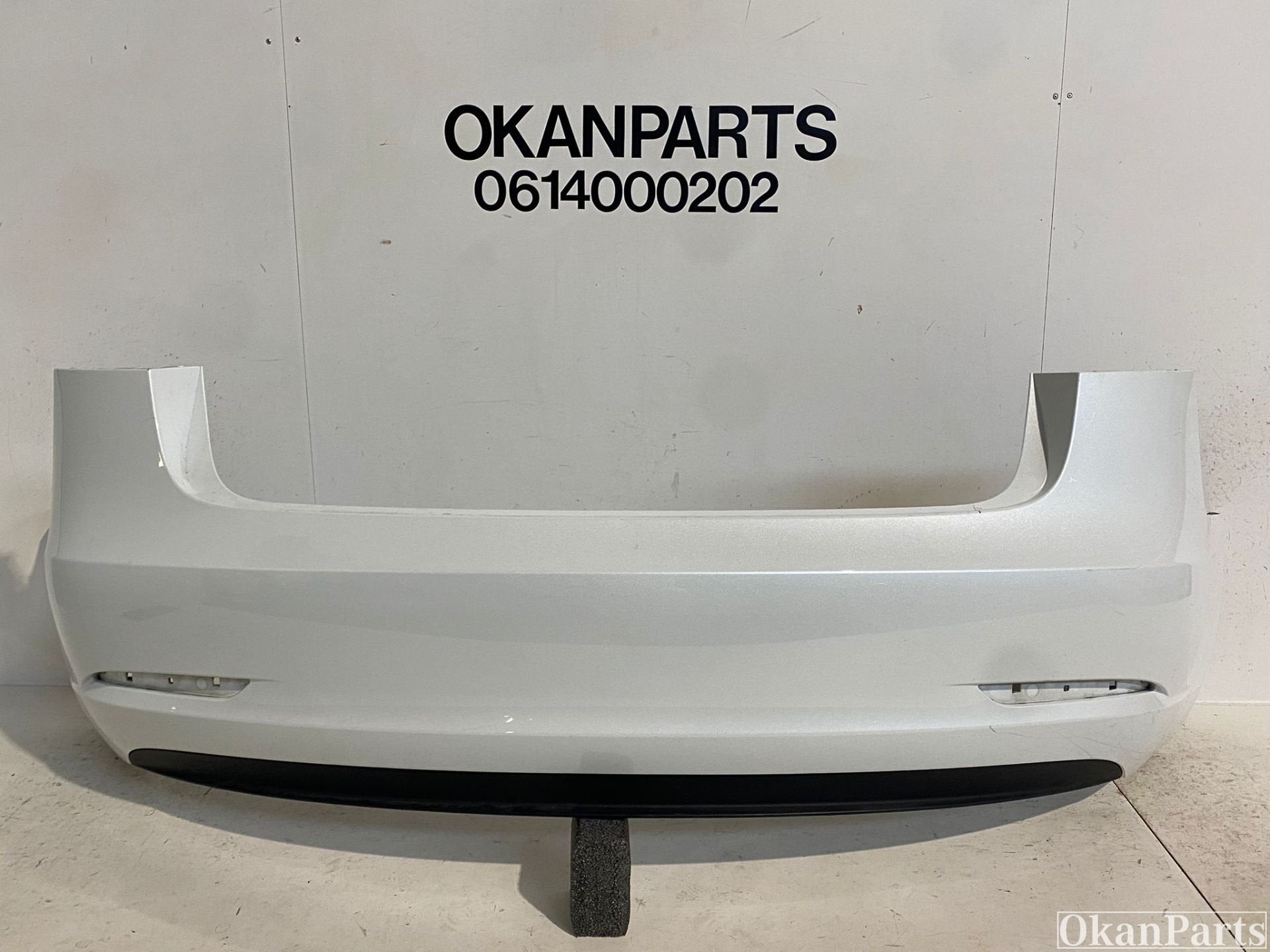 Tesla Model 3 Acterbumper, Ophalen of Verzenden, Gebruikt, Achter, Bumper