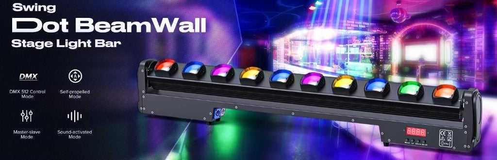 First Class 10 x 60W Rgbw Led Moving Bar, Ophalen of Verzenden, Nieuw, Licht, Geluidgestuurd