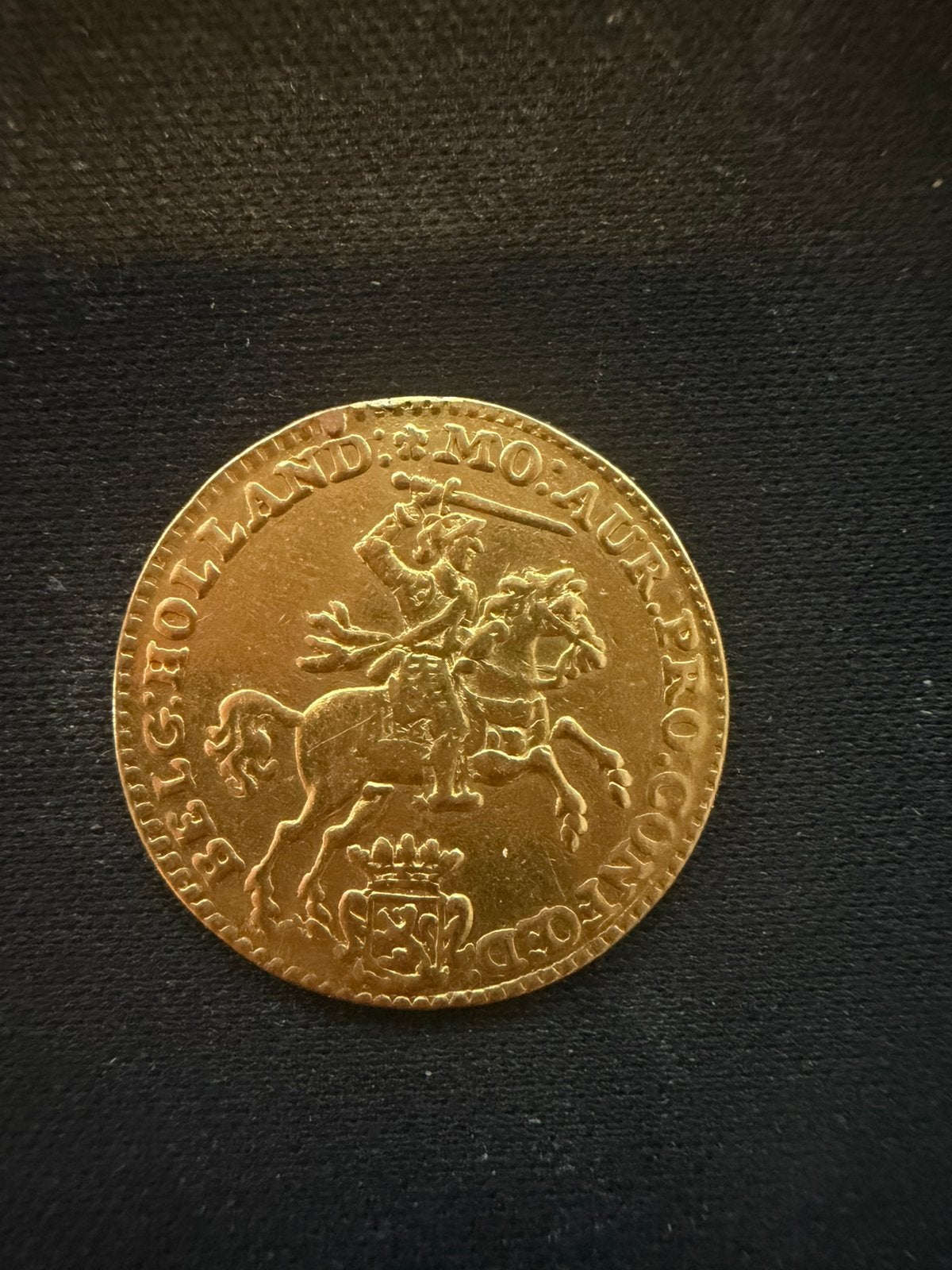 Halve gouden rijder ( 7 gulden ), Ophalen