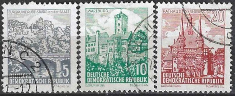 DDR 272, Ophalen of Verzenden, BRD, Gestempeld