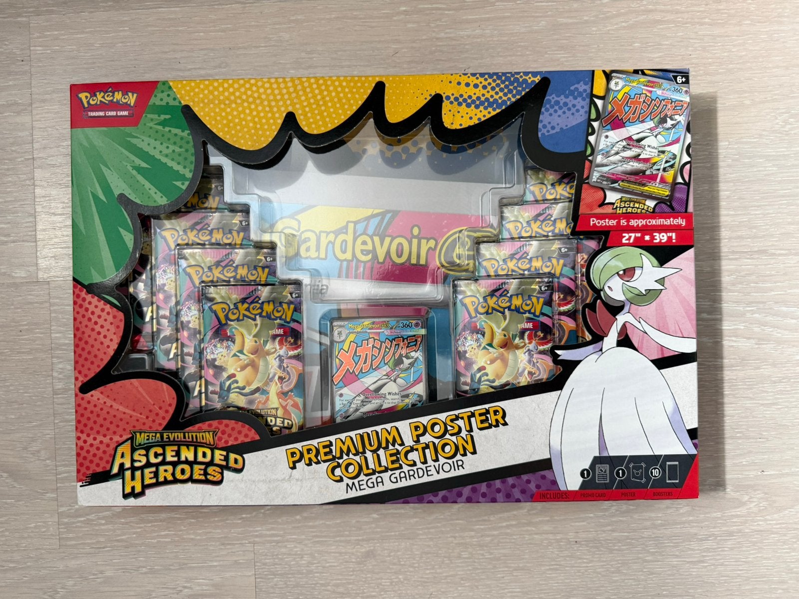 Pokemon ascended evolutions gardevoir poster set Sealed, Ophalen of Verzenden, Nieuw