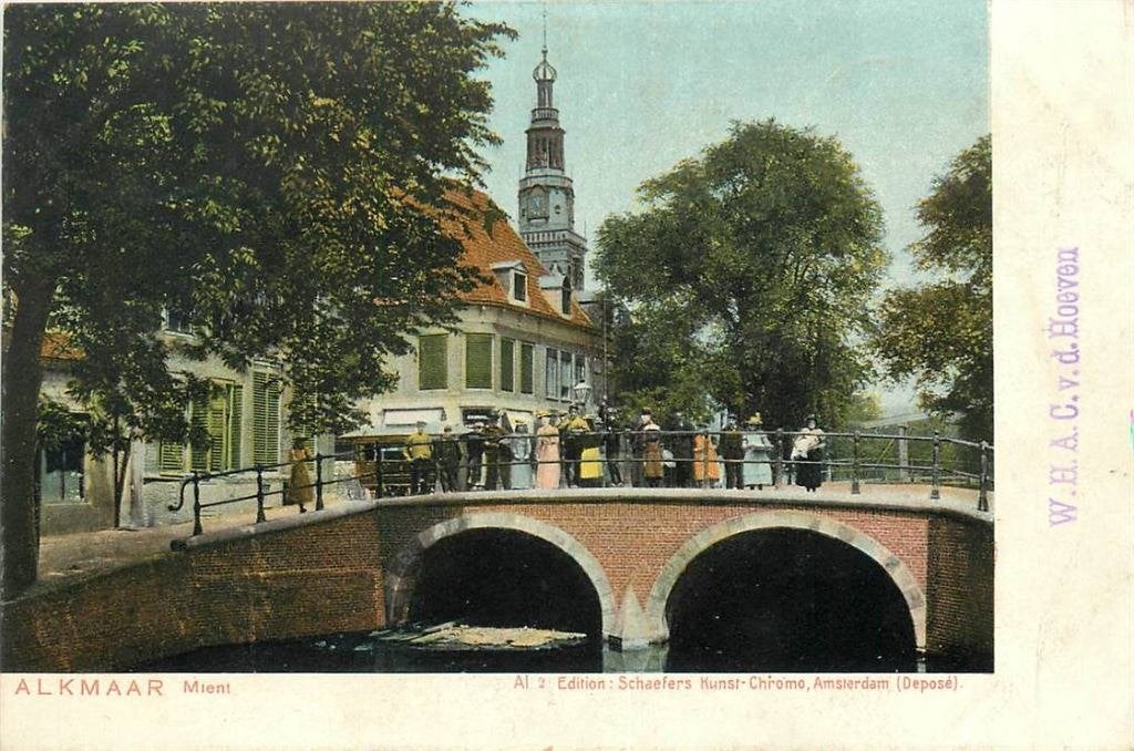 388-084-041 Alkmaar Mient, Verzamelen, Ophalen of Verzenden, Voor 1920, Noord-Holland