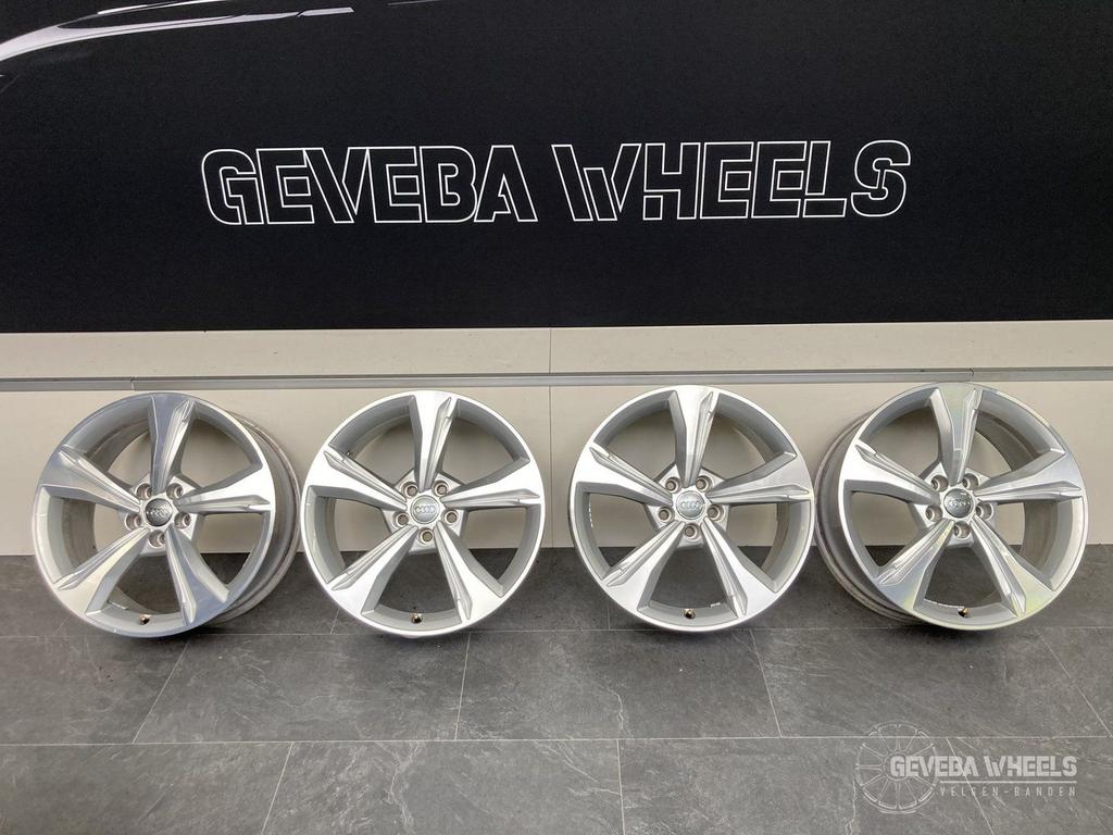 19” originele Audi Q5 velgen 5x112 8J 80A601025E, Auto-onderdelen, Banden en Velgen, 19 inch, Gebruikt, Velg(en), -