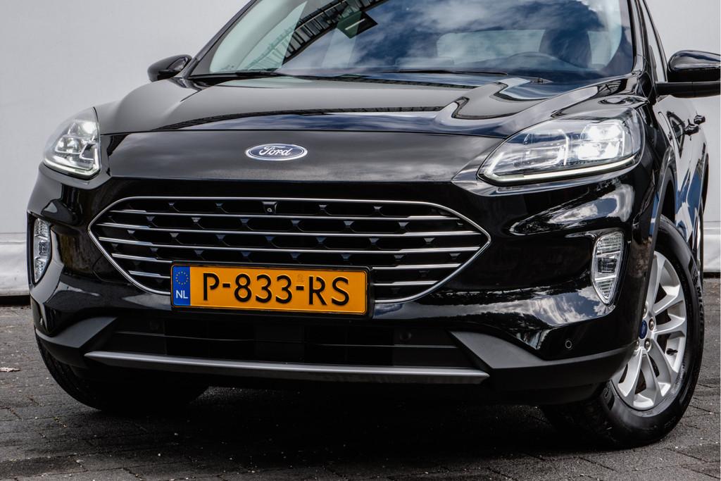 Ford Kuga 2.5 PHEV Titanium X Trekhaak/ Stoel-stuurverwarmin, Gebruikt, 4 cilinders, Met garantie (alle), Zwart