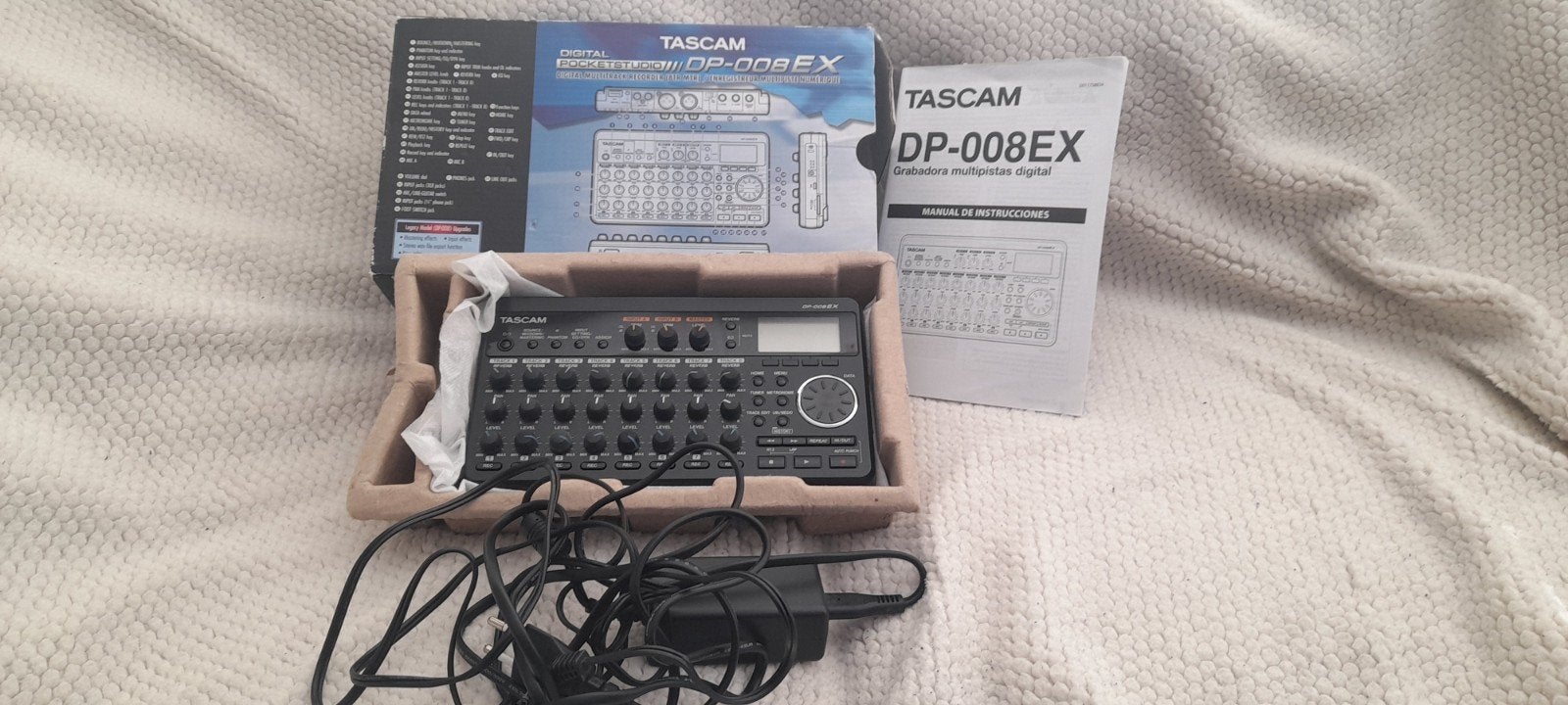 Tascam DP 008 EX, Ophalen, Zo goed als nieuw