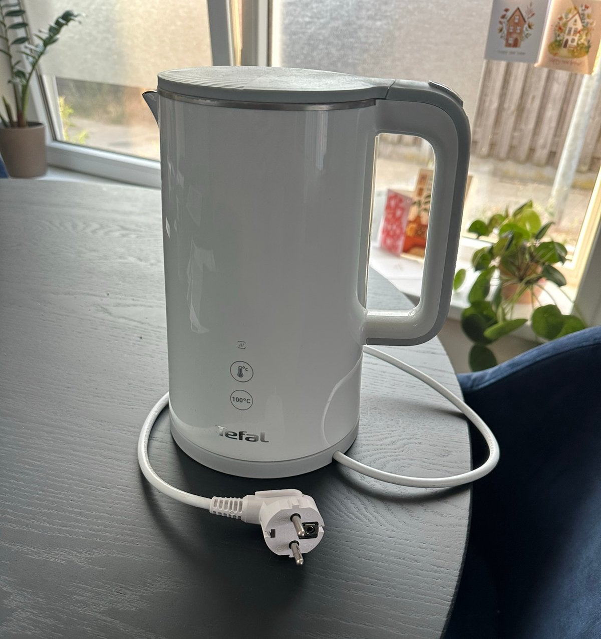 Tefal waterkoker KO6931 (touch + temperatuur instellen), 1 tot 2 liter, Ophalen, Gebruikt, Draadloos