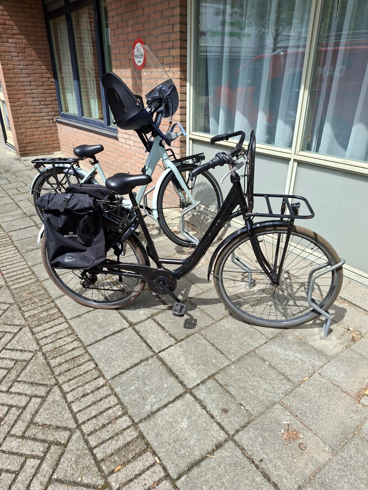 Dames Transportfiets nieuwe onderdelen en boodschappentas, Ophalen, Gebruikt, Overige merken