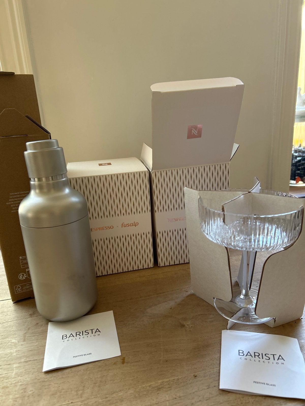 Nespresso Barista set nieuw in doos, Ophalen of Verzenden, Nieuw