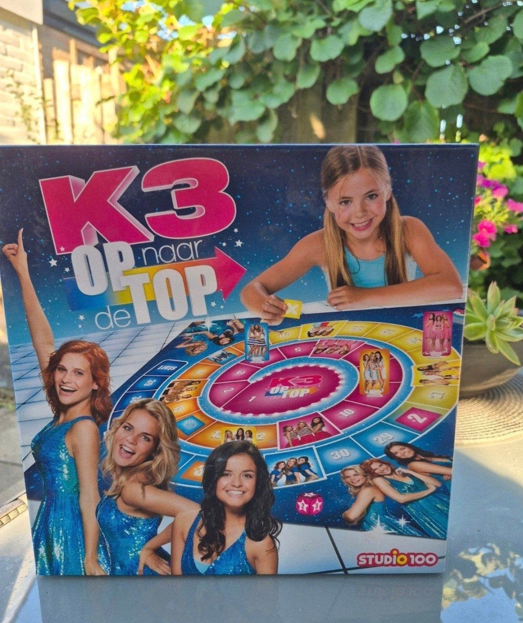 K3 Naar de Top Bordspel - Studio 100, Drie of vier spelers, Ophalen of Verzenden, Zo goed als nieuw, Studio 100