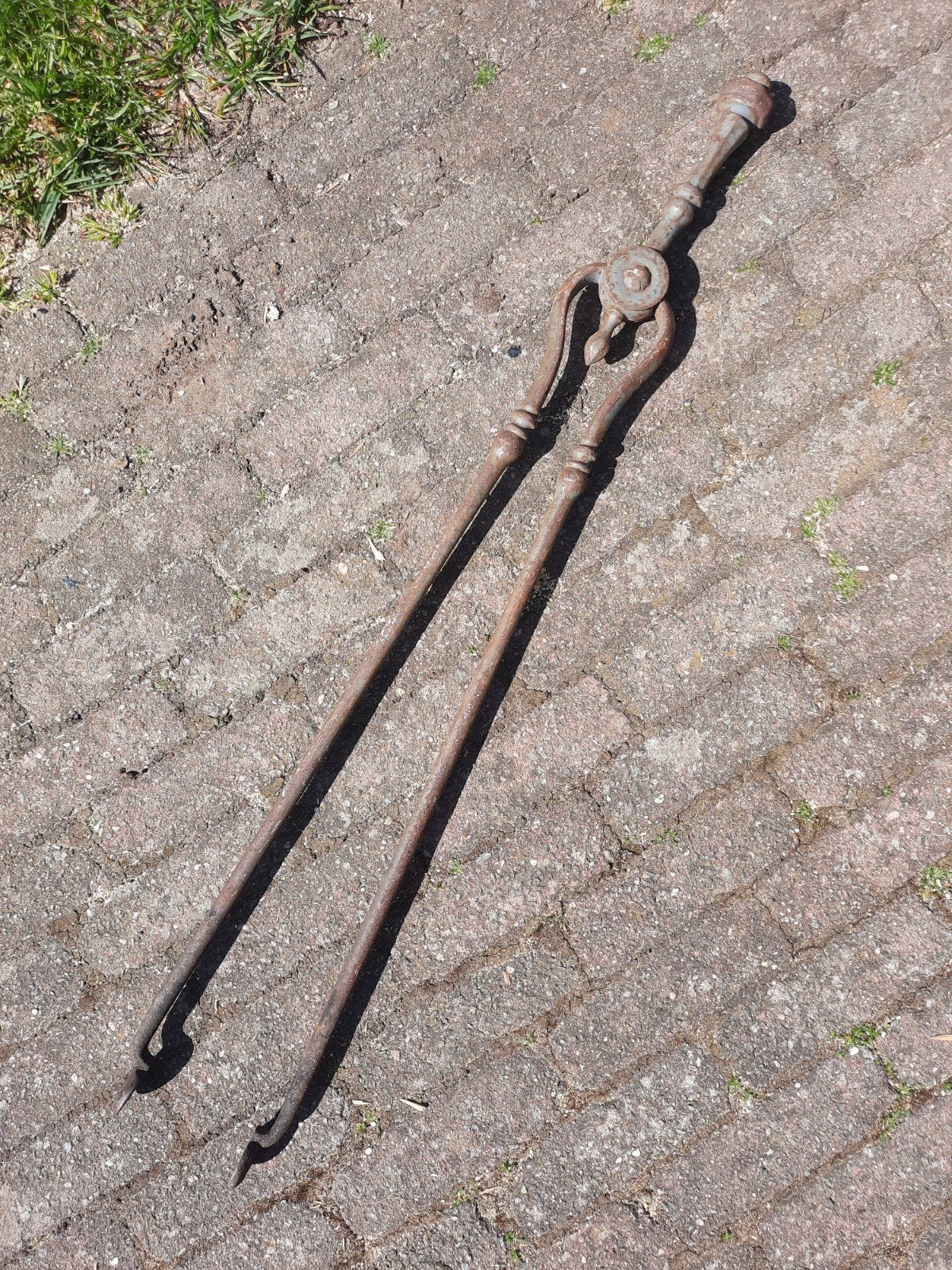 Antieke kachelpook / kolentang, Antiek en Kunst, Antiek | Woonaccessoires, Ophalen of Verzenden