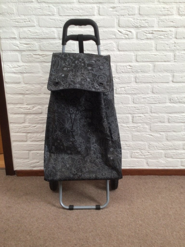 ikea family zwarte boodschappentrolley, 40 tot 60 cm, 30 cm of meer, Zwart, Zo goed als nieuw