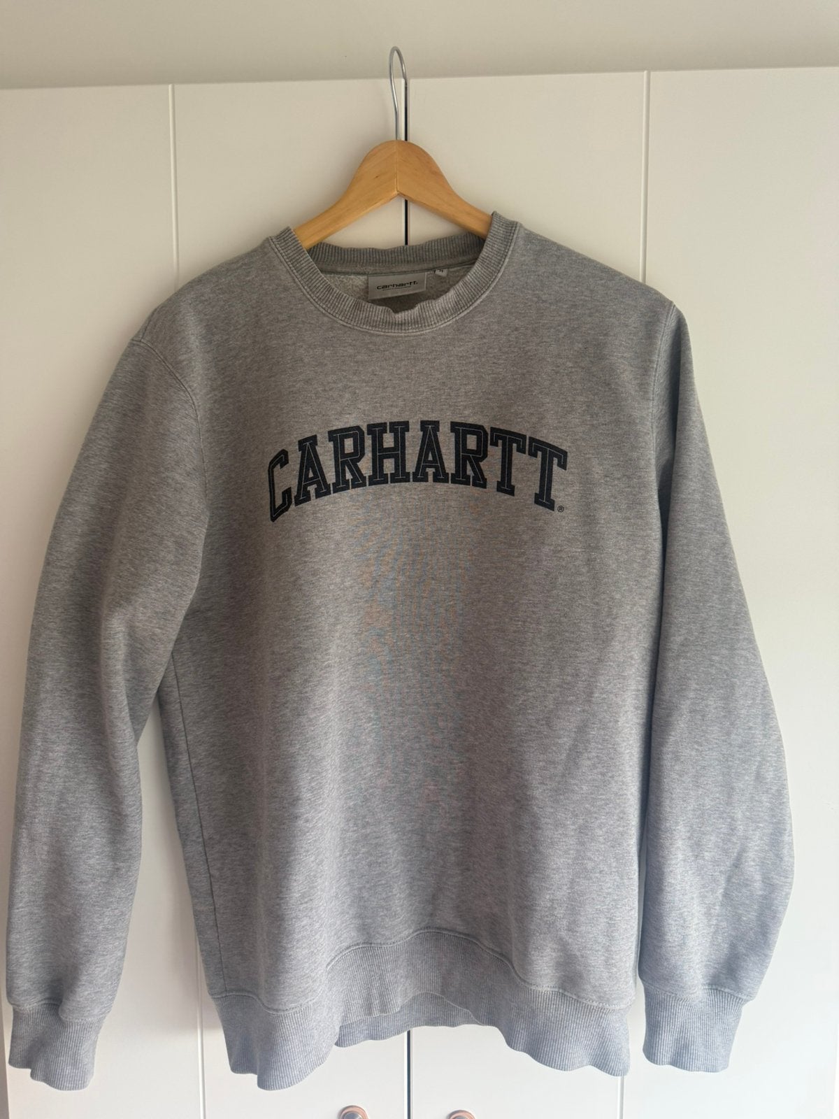 Carhartt WIP Yale Sweater Grijs – Maat M, Ophalen of Verzenden, Zo goed als nieuw, Maat 48/50 (M), Grijs