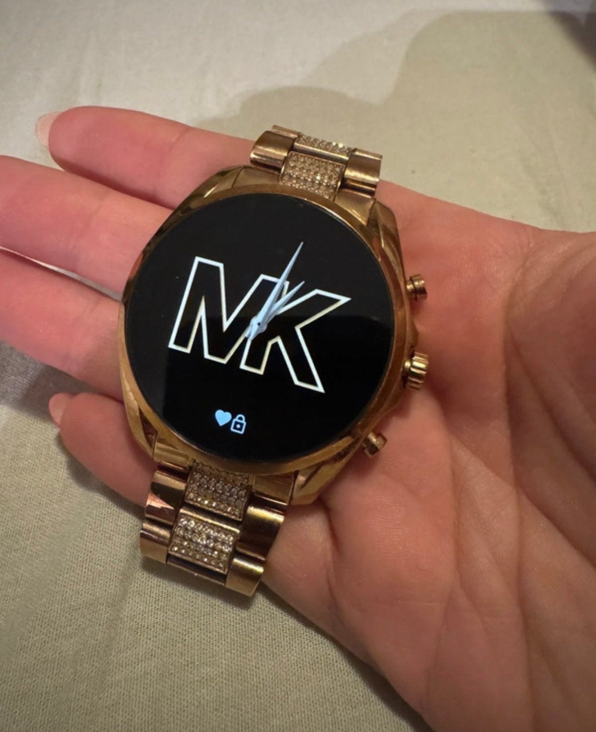 Michael Kors Access Smartwatch Roségoud, Ophalen of Verzenden, Zo goed als nieuw, Roze, Android