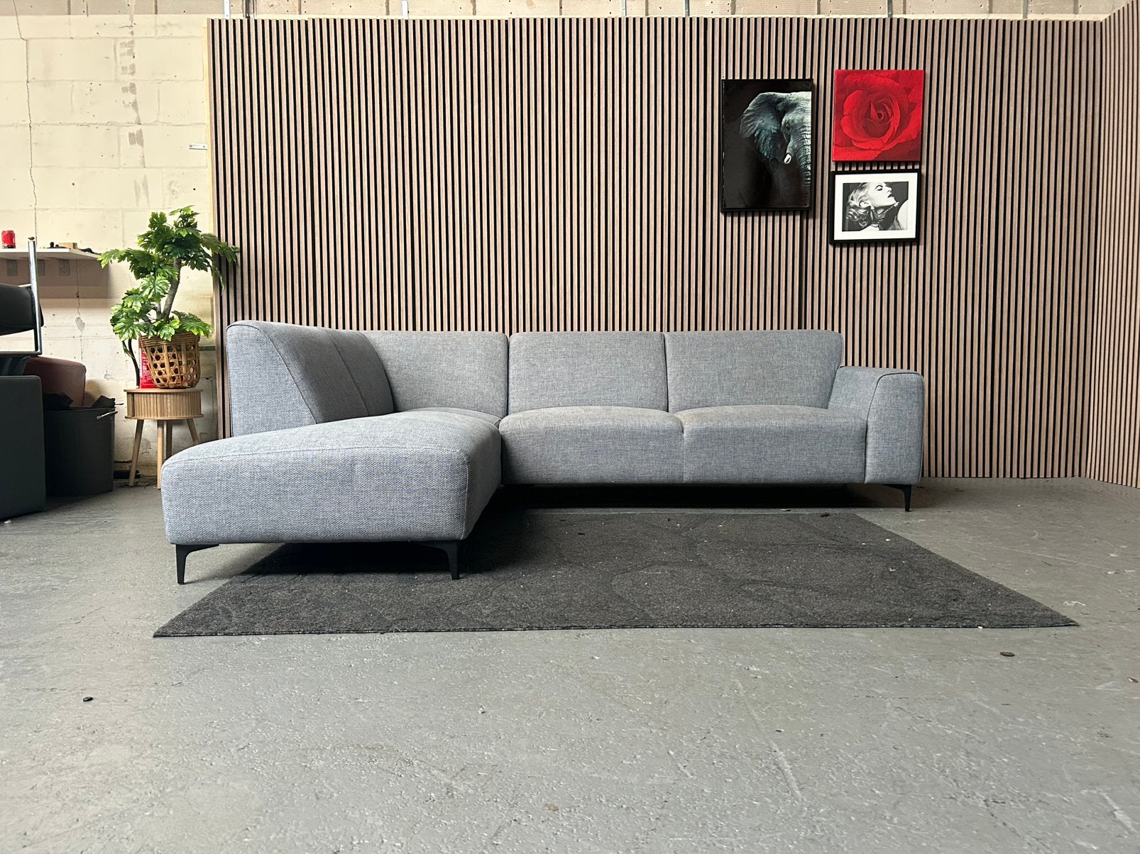 GRATIS LEVERING LICHTBLAUWE HOEKBANK 272X210 GEREINIGD