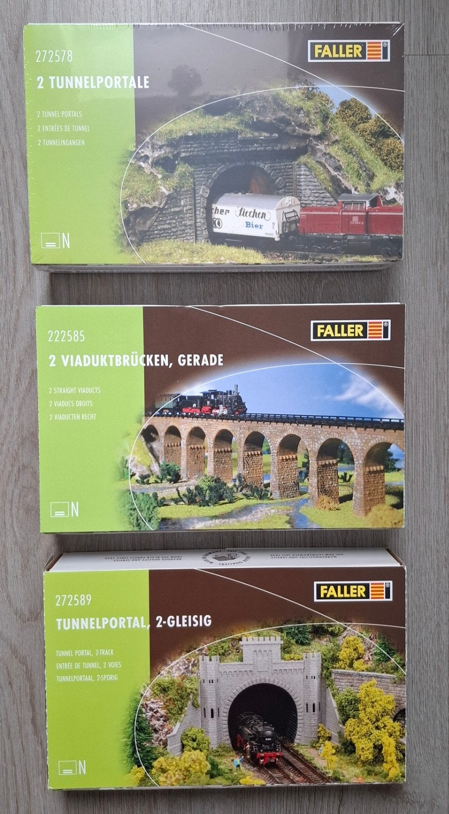 Diversen bouwdozen N schaal, Hobby en Vrije tijd, Modeltreinen | N-Spoor, Overige merken, Gelijkstroom of Wisselstroom, Brug, Tunnel of Gebouw