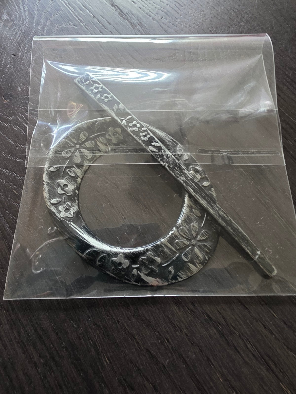 Haarspeld, of vestspeld, Overige materialen, 4 tot 7 cm, Zwart, Ophalen of Verzenden