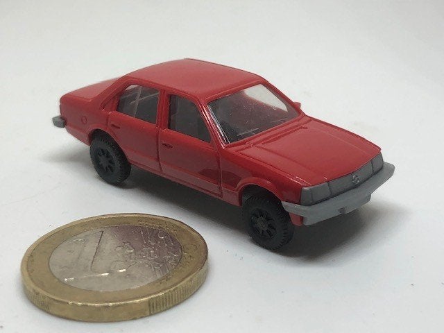 Opel Rekord E1 Rood, Fleischmann, Hobby en Vrije tijd, Modelauto's | 1:87, Ophalen of Verzenden, Gebruikt, Auto, Overige merken