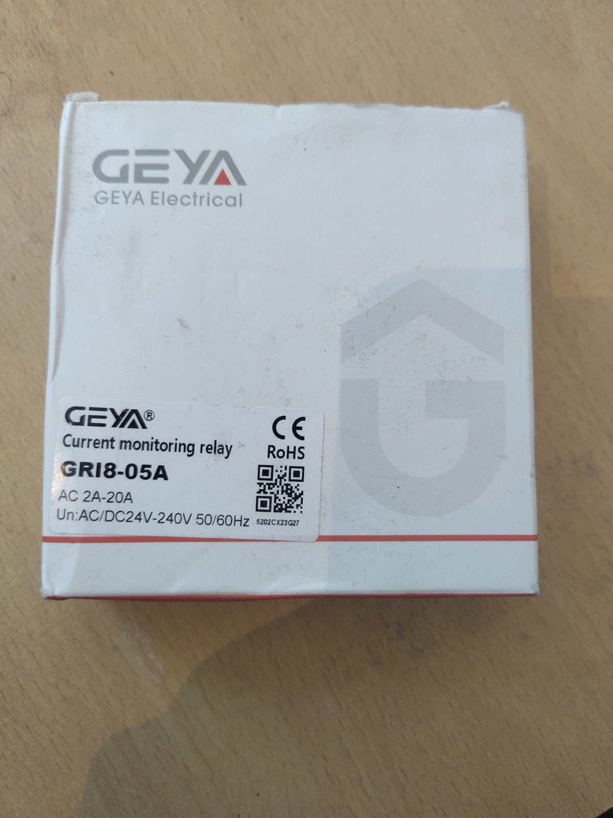 GEYA GRI8-05A Stroombewakingsrelais AC/DC 24-240V, Ophalen of Verzenden