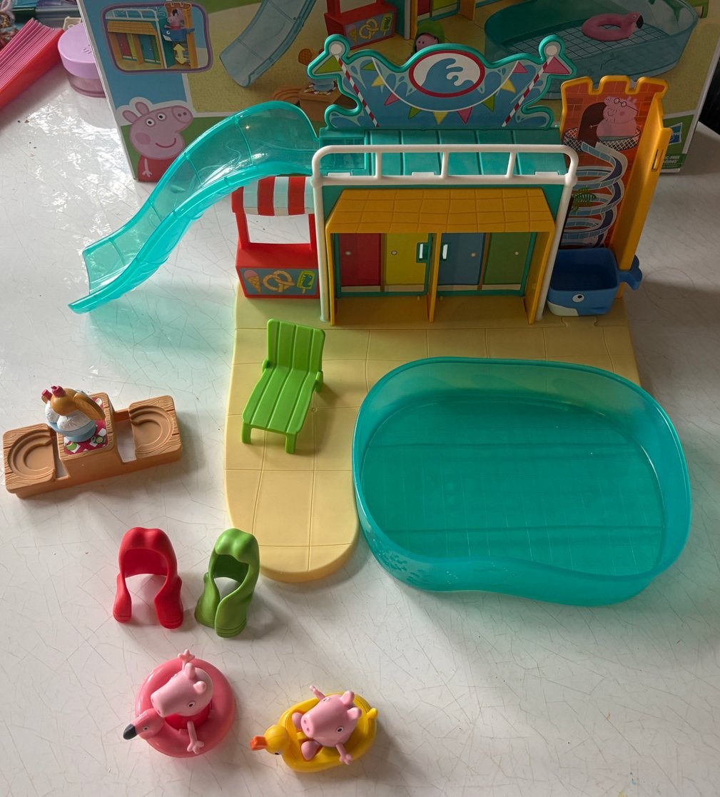 Peppa Pig Zwembad Speelset - Peppa's Waterpark, Ophalen, Gebruikt, Overige typen
