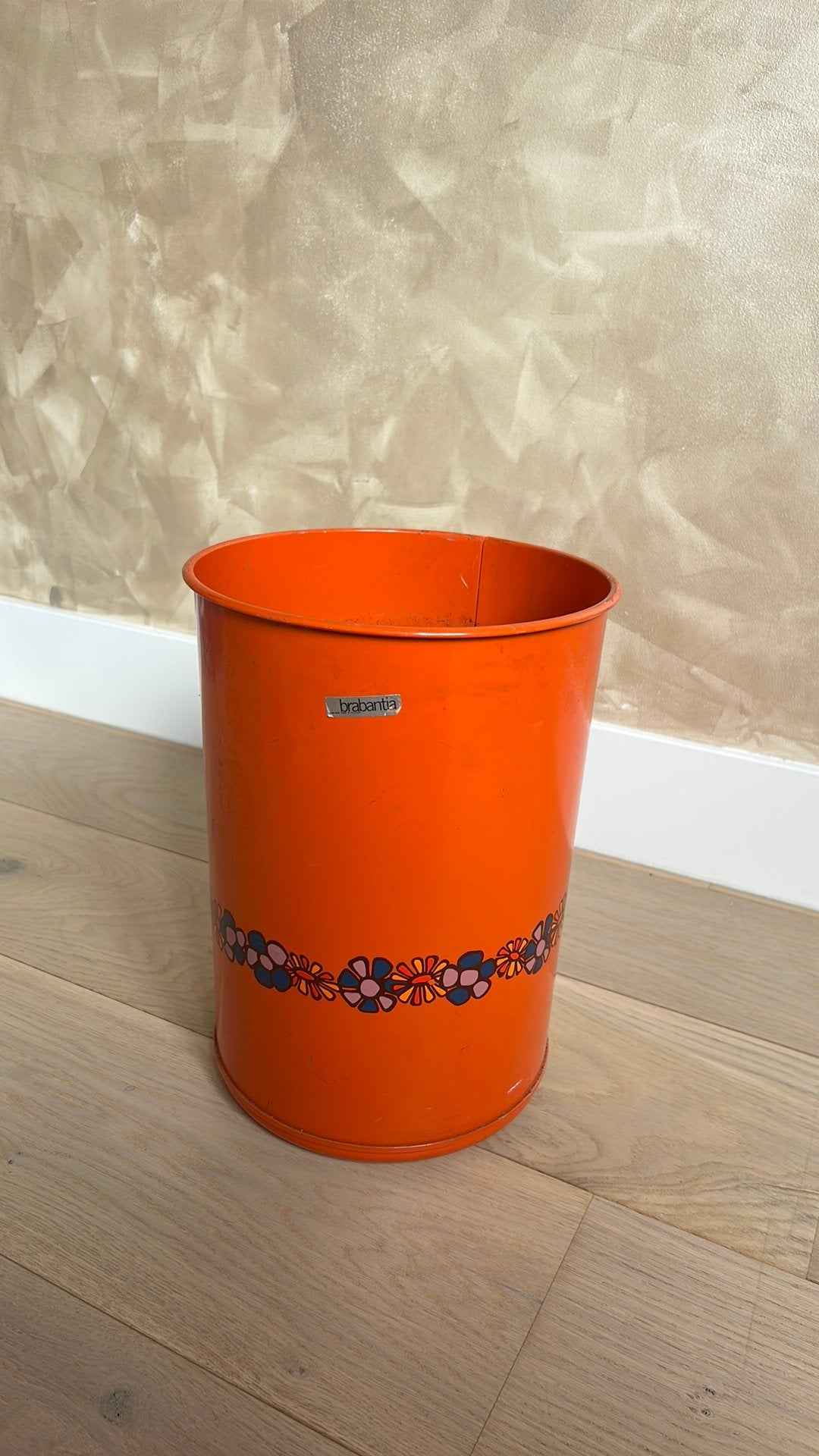 Vintages Brabantia prullenbak / plantenbak, Verzenden, Huis en Inrichting
