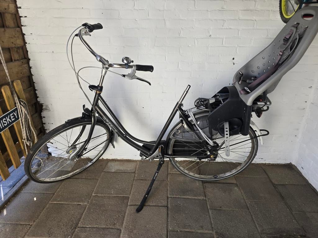 Opknapfiets Gazelle - banden lek, lamp stuk, Fietsen en Brommers, Ophalen, Velgrem, Versnellingen, Gazelle