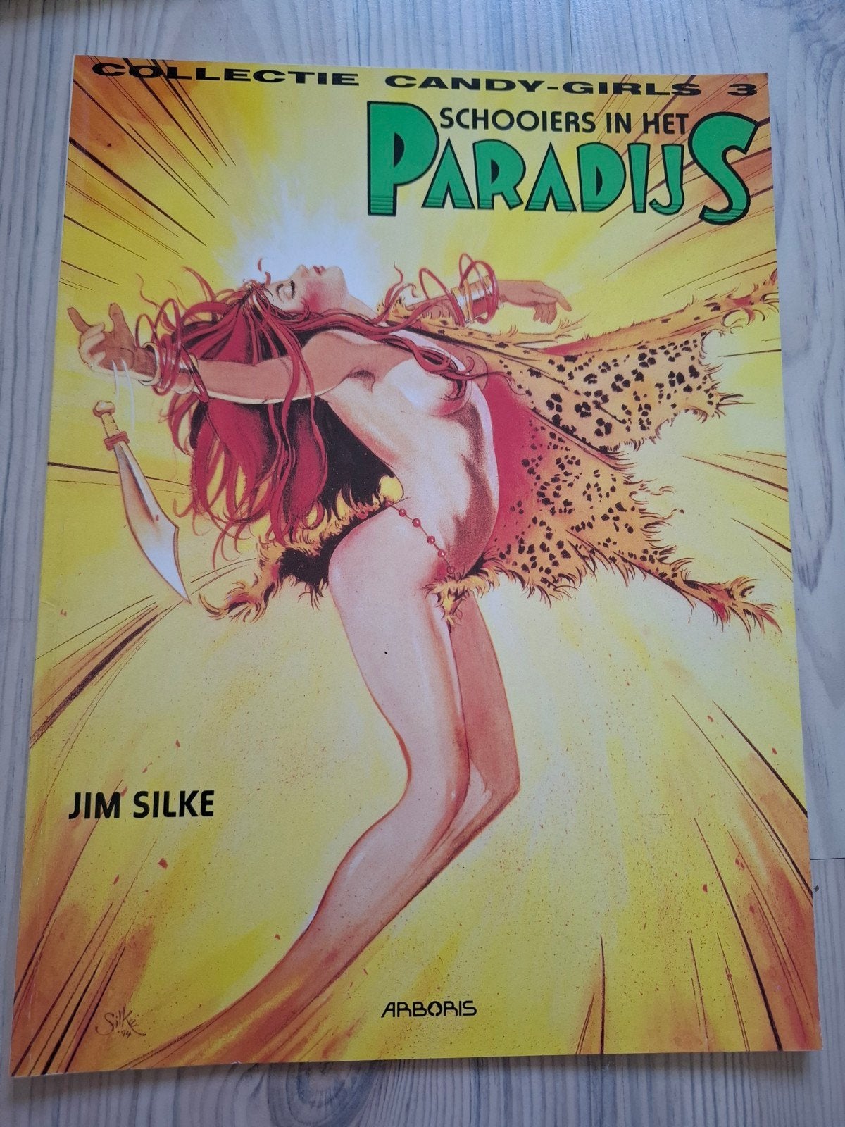 Schooiers in het Paradijs 3 - Collectie Candy-Girls, Eén stripboek, Ophalen of Verzenden, Gelezen, Jim Silke