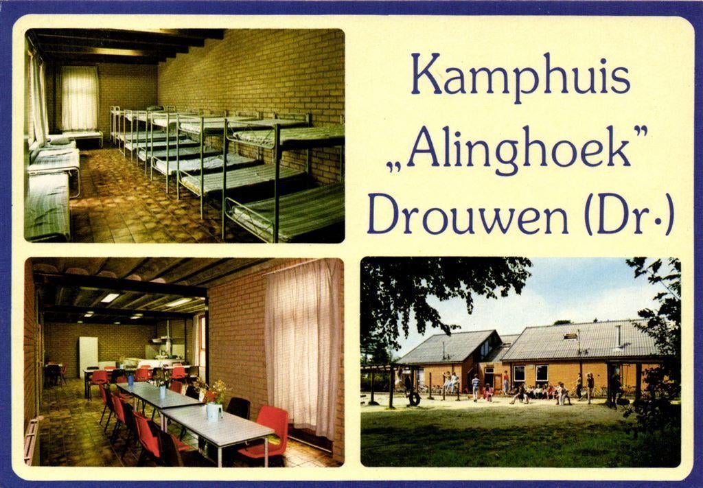 Kamphuis Alinghoek Drouwen [Dr.] - 3 afb - 1980 gelopen, Ophalen of Verzenden, Voor 1920, Gelopen, Drenthe