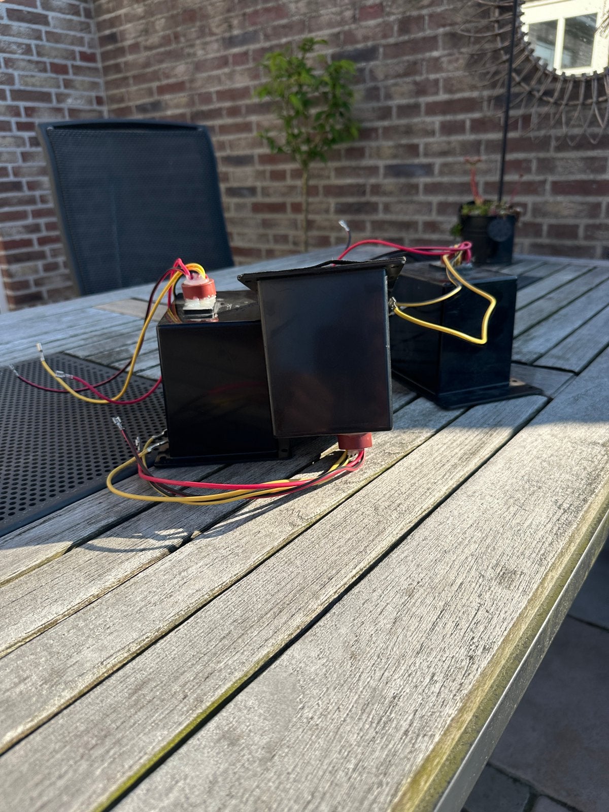 Te  koop orginele achterkant ev zx 1 versterker, Ophalen of Verzenden, Zo goed als nieuw, Overige merken