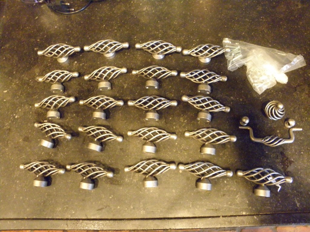23  knoppen grepen antiek zilver., Ophalen of Verzenden, Zo goed als nieuw, Overige typen