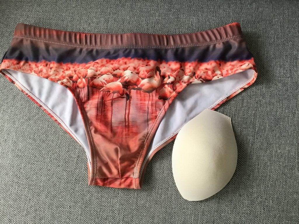 Heren zwemslip - maat L - met push up vulling - als nieuw!, Kleding | Heren, Ophalen of Verzenden, Maat 52/54 (L), Zwemslip
