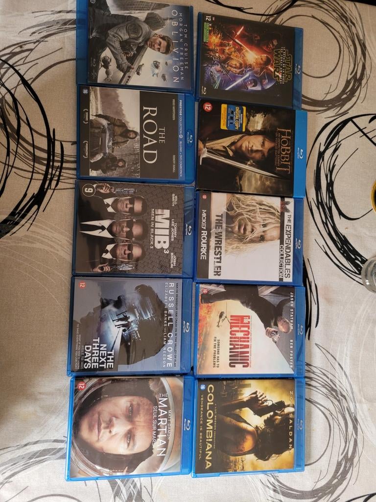 Blu-ray films: The Martian, Oblivion, The Road, MIB3, Cd's en Dvd's, Blu-ray, Ophalen of Verzenden, Zo goed als nieuw