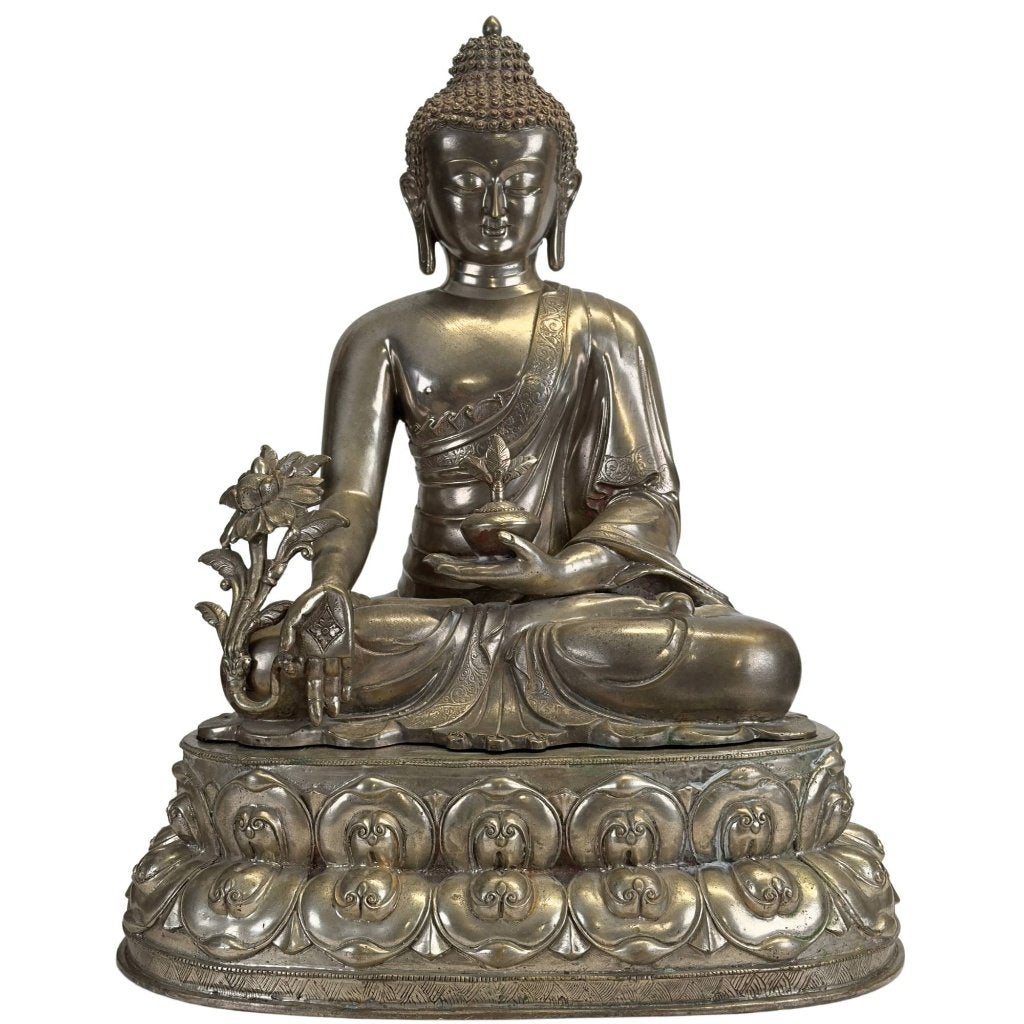 Medicijnboeddha – Tibetaans/Newar brons – 1450–1600