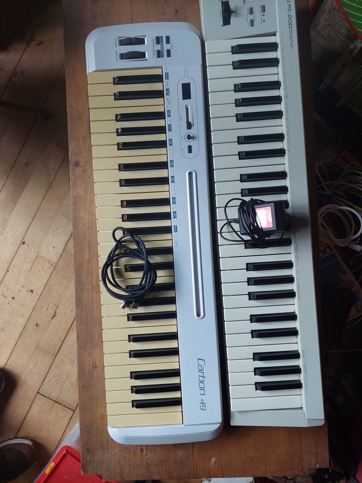 Roland pc 200 + Samson Carbon 49, Ophalen, Gebruikt